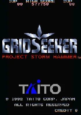 Grid Seeker: Project Stormhammer (World) screen shot title